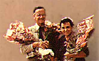 Rev. & Mrs Walls, homeward bound, 1953